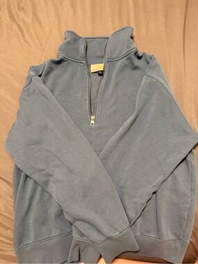 Universal Thread Men's Half-Zip Pullover - Slate Blue